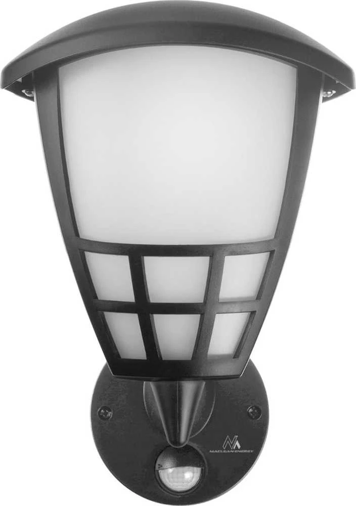 Kinkiet Sieninis šviestuvas 1xE27 su „Maclean“ jutikliu, infraraudonųjų spindulių jutikliu, maks. apkrova 60 W, IP65, pilkas, MCE518 GR