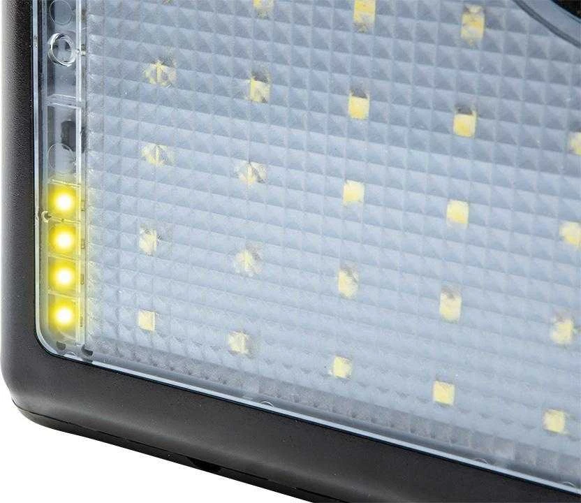 Lampa Saulės energija varomas sieninis šviestuvas + nuotolinio valdymo pultas SMD LED 900 lm