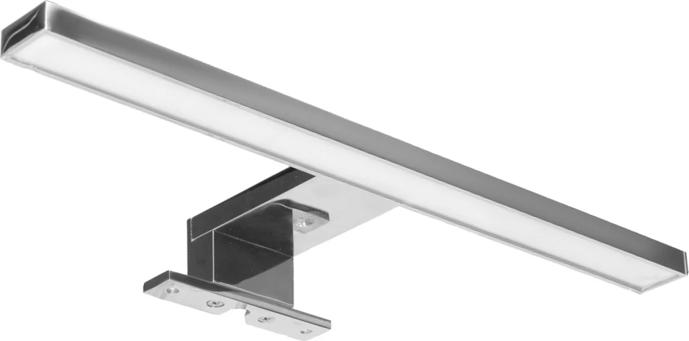 Sieninis šviestuvas Orno NORTES LED 5W, veidrodinė lempa, 320lm, 4000K, ilgis 30 cm, aliuminis, sidabrinė