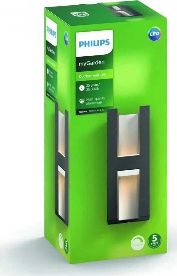 Sieninis šviestuvas Šviestuvas Philips Shadow 8718696158845, 4.5W, LED, IP67