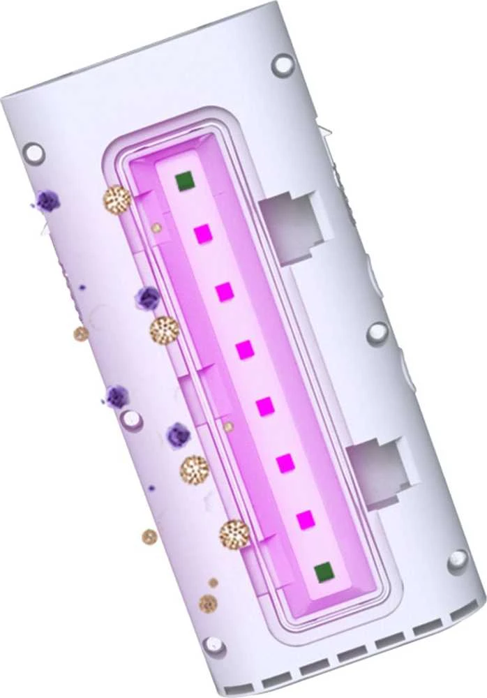 Lubinis šviestuvas „PowerNeed“ saulės energija varoma germicidinė UV lempa, 1000 lm, 3 viename