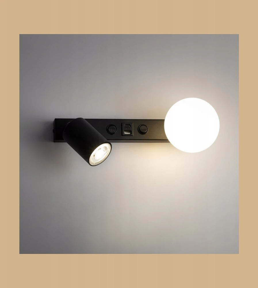 Sieninis šviestuvas Tk_Lighting Šviestuvas nukreipiamasis TK Lighting Vox 10152, 18 W, GU10