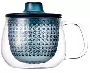 KINTO - UNITEA Unimug - Puodelis su arbatos sieteliu 350ml Navy