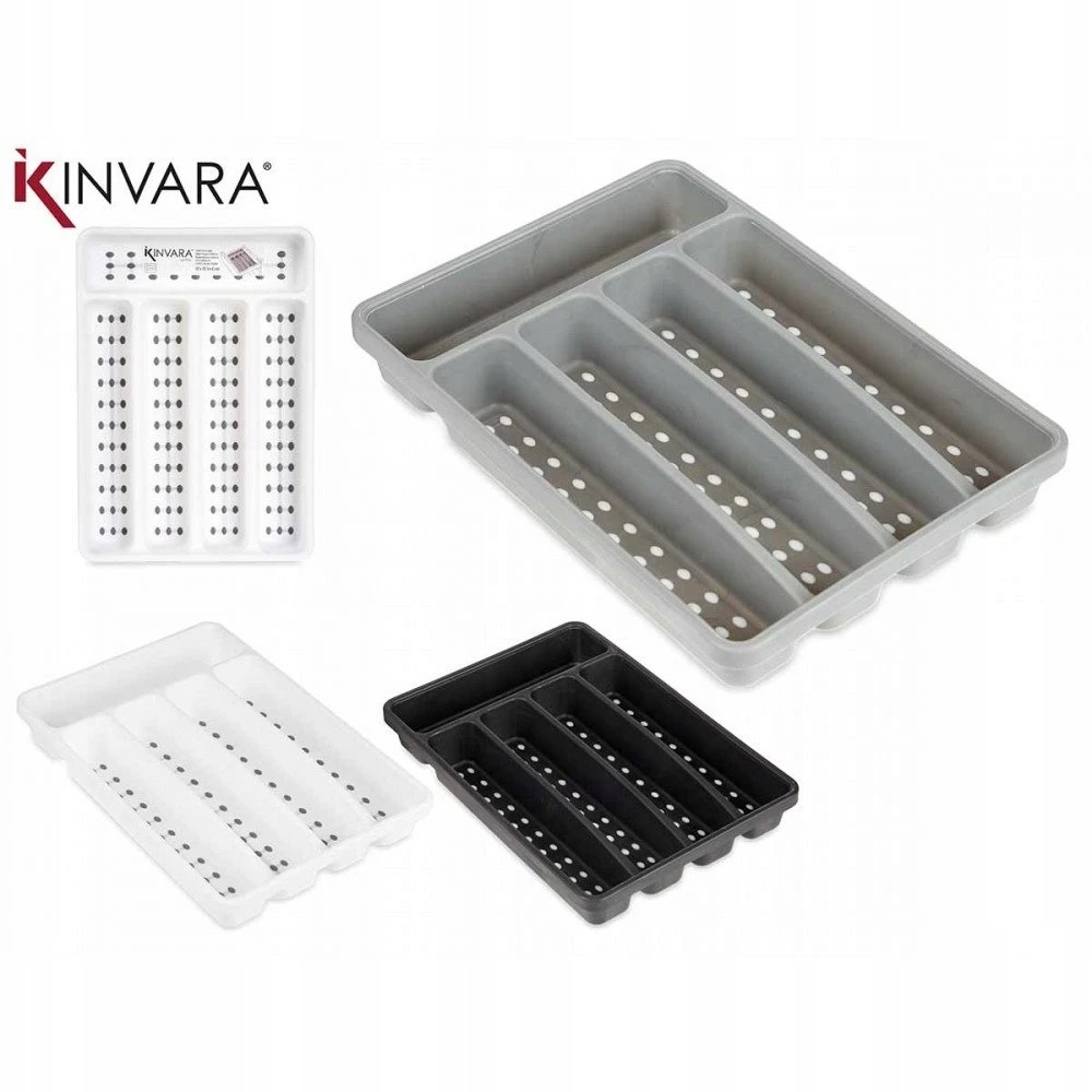 Kinvara Stalo įrankių dėklas Plastmasinis (22,5 x 4 x 32 cm)