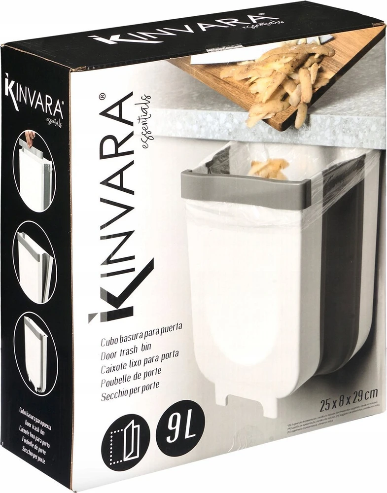 Kinvara Šiukšlių dėžė, pilingai TIRA, 4 l