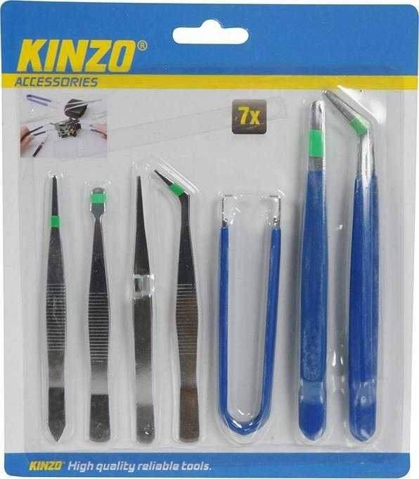 Kinzo Pincetų rinkinys - 7 vnt.