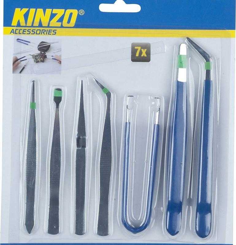Kinzo Pincetų rinkinys - 7 vnt.