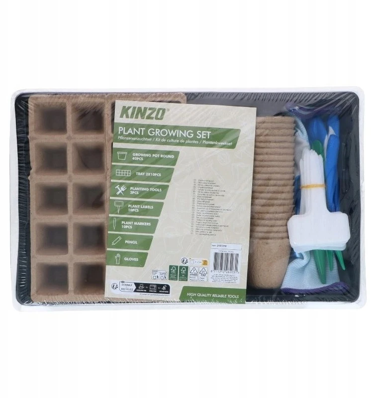 Kinzo - Plant Growing Kit 68 Pieces