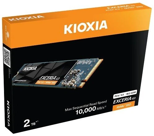 Kioxia Exceria G3 2 TB M.2 PCI Express 5.0 NVMe QLC