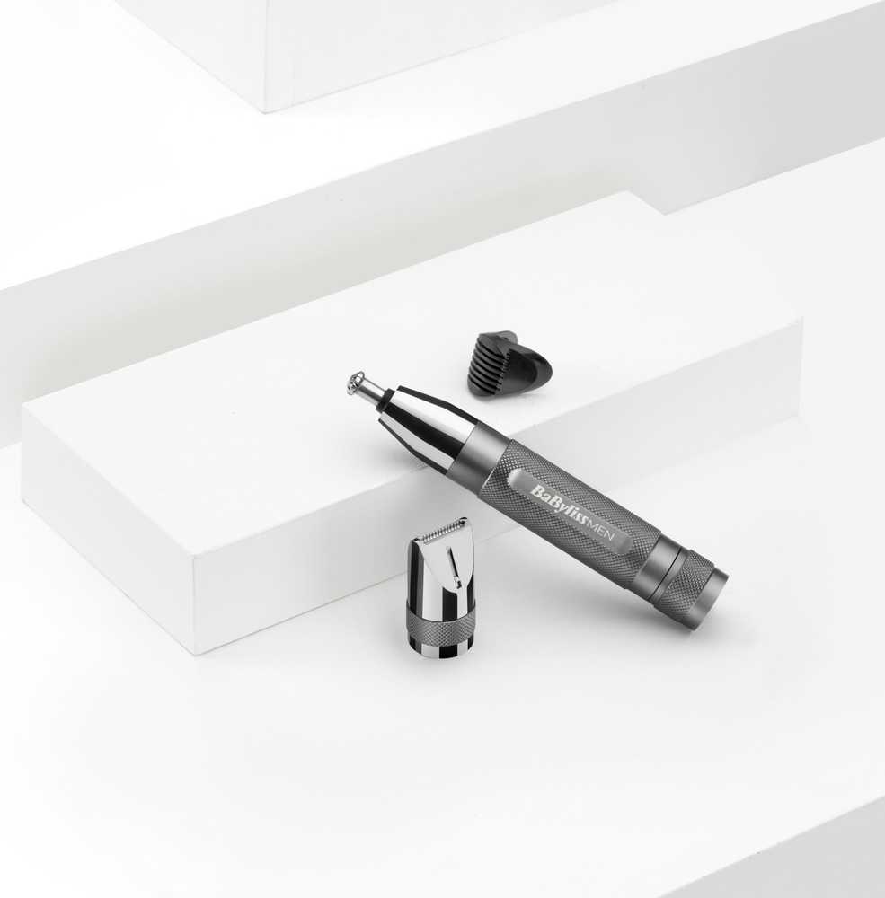 Plaukų Kirpimo Mašinėlė - BaByliss E116E Nerūdijančio Plieno Belaidė Pilka/Sidabrinė