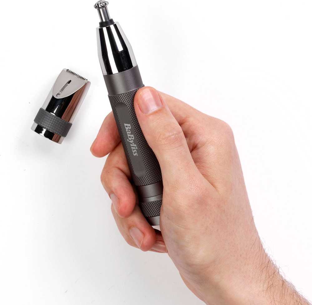 Plaukų Kirpimo Mašinėlė - BaByliss E116E Nerūdijančio Plieno Belaidė Pilka/Sidabrinė