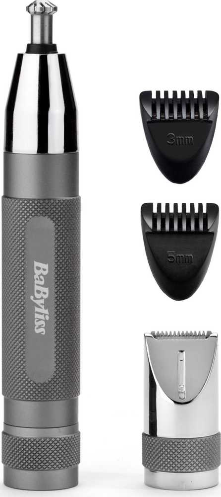 Plaukų Kirpimo Mašinėlė - BaByliss E116E Nerūdijančio Plieno Belaidė Pilka/Sidabrinė
