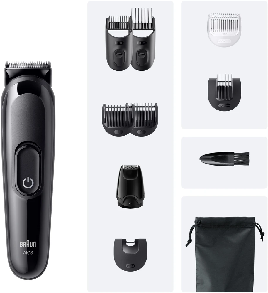 AIO3560 Braun Kirpimo Rinkinys Viskas Viename 10in1