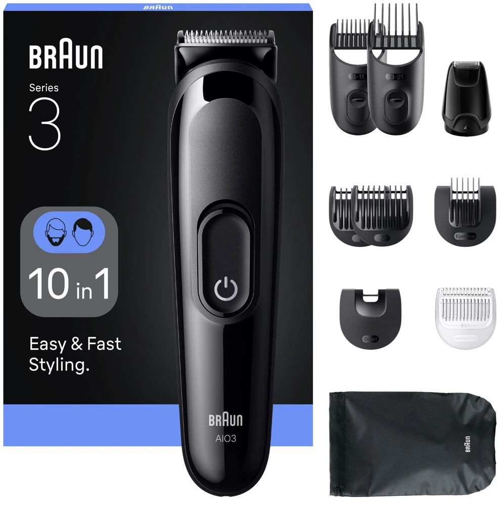 AIO3560 Braun Kirpimo Rinkinys Viskas Viename 10in1