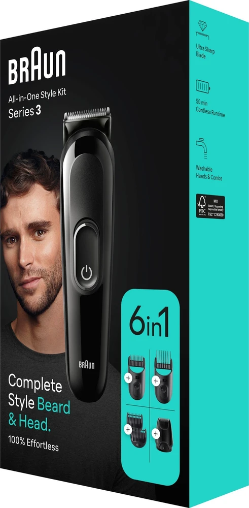 MGK3410 Braun Kirpimo Rinkinys Viskas Viename (6in1)