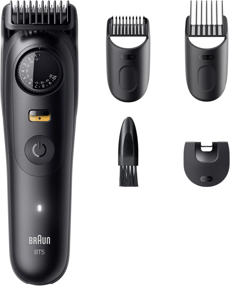 Barzdaskutė „Braun“ barzdos kirptuvas | 5 serija BT5520 | Belaidis | Ilgio pakopų skaičius 40 | Juodas