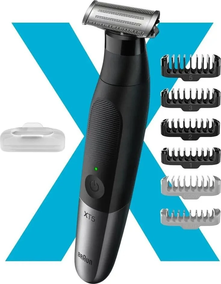 Barzdaskutė Braun Series XT 5200 Veidas+Kūnas+Kelionės