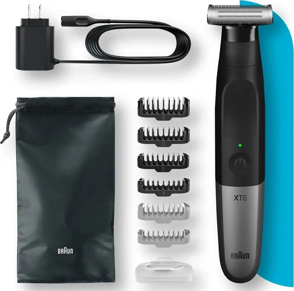 Barzdaskutė Braun Series XT 5200 Veidas+Kūnas+Kelionės