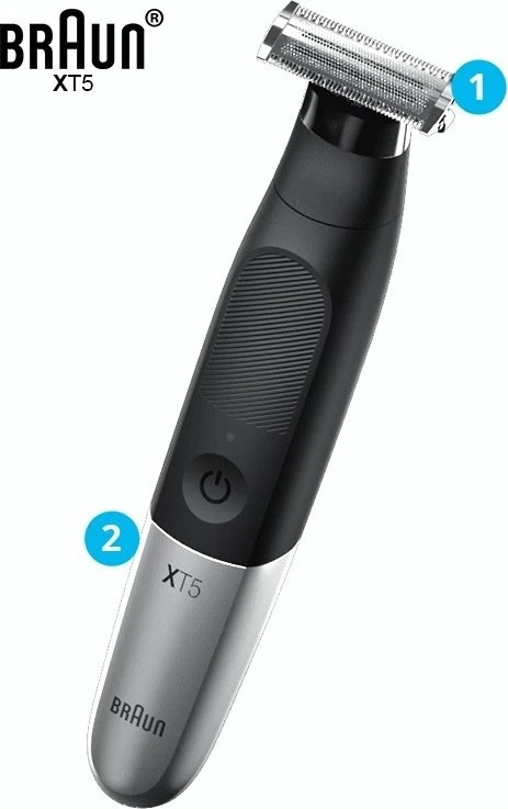 Barzdaskutė Braun Series XT 5200 Veidas+Kūnas+Kelionės