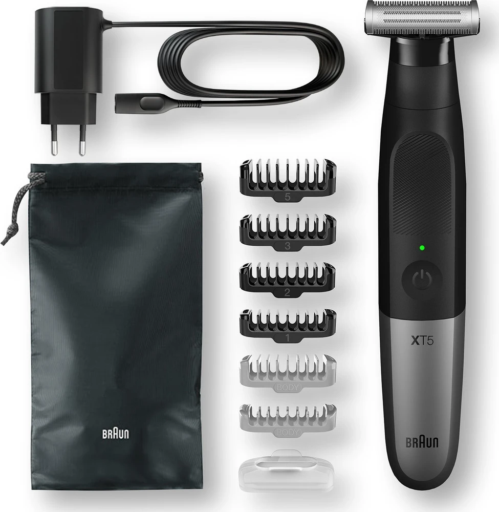 Barzdaskutė Braun Series XT 5200 Veidas+Kūnas+Kelionės