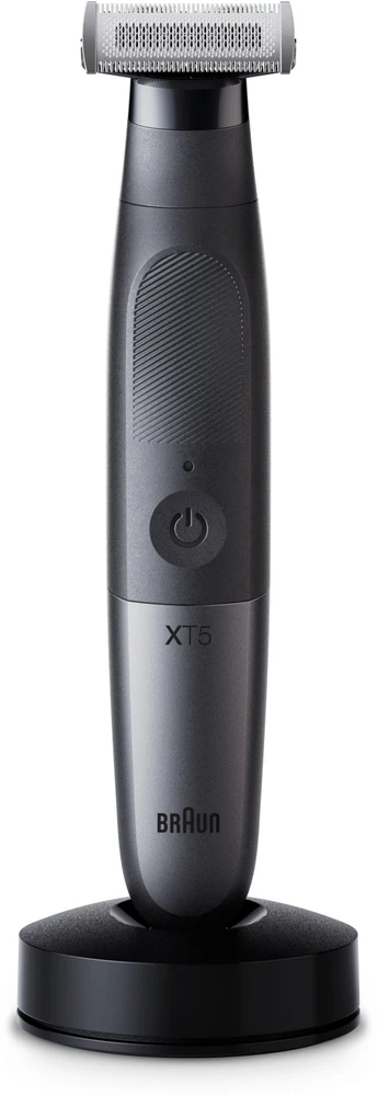 Barzdaskutė Braun Face and Body plaukų kirpimo mašinėlė | XT5300 Series XT5 | Belaidis | Šlapiam ir sausam naudojimui | Ilgio pakopų skaičius 6 | Juoda/Sidabrinė