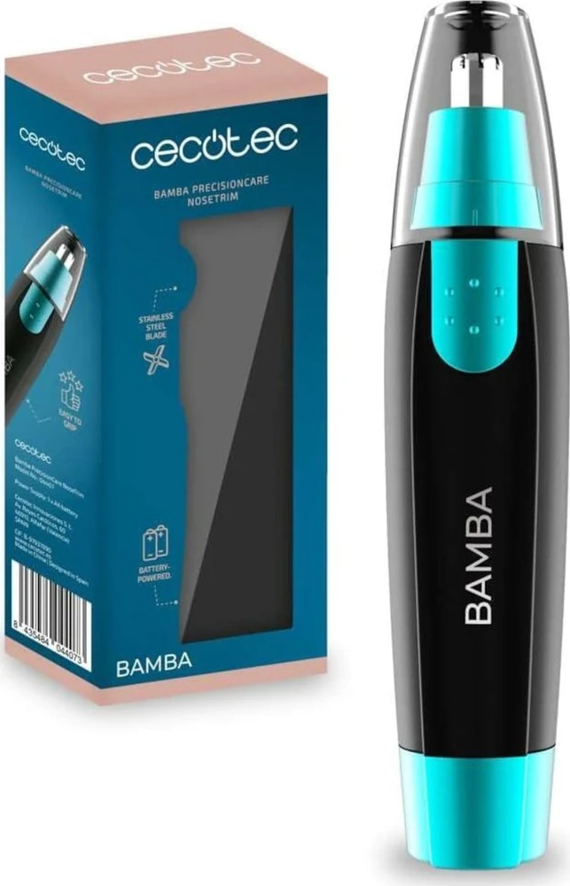 Cecotec nosies plaukų kirpimo mašinėlė | Bamba PrecisionCare NoseTrim | Nosies/ausų kirpimo mašinėlė
