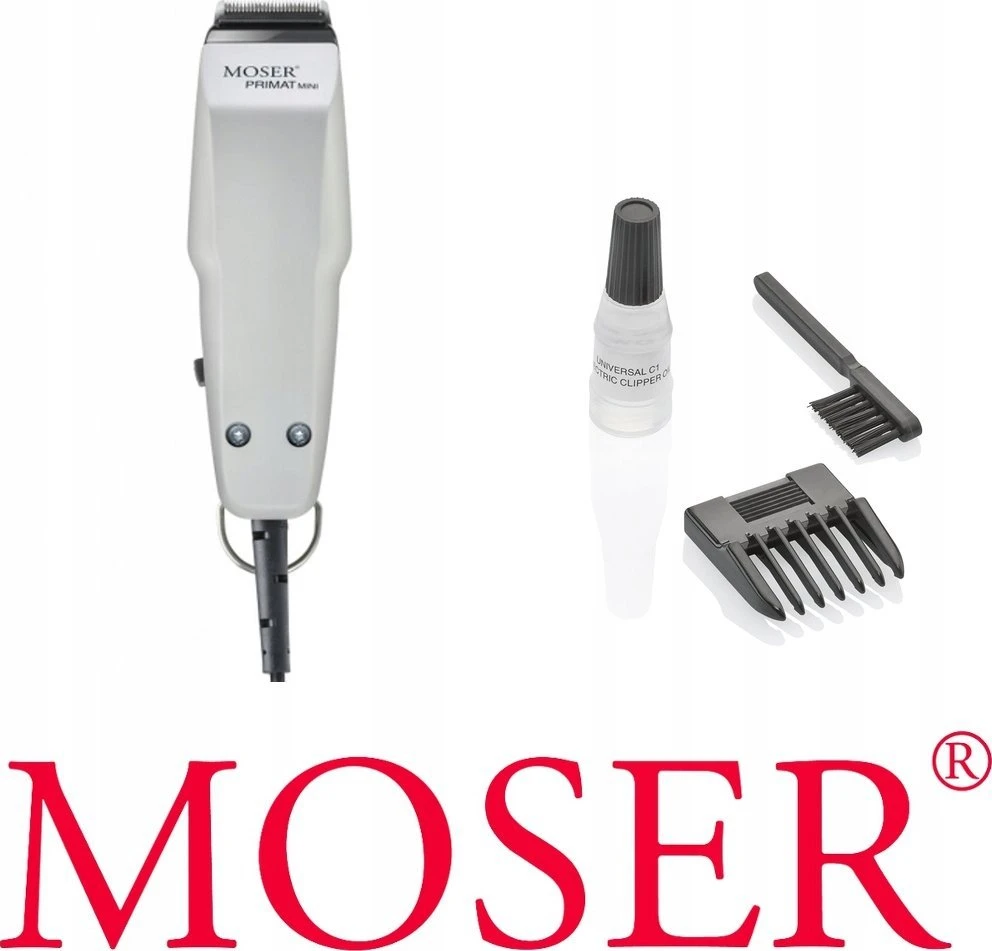Wahl Clipper Corporation MOSER 1411-0051 Primat Mini light pilkas Kerp. mašinėlė