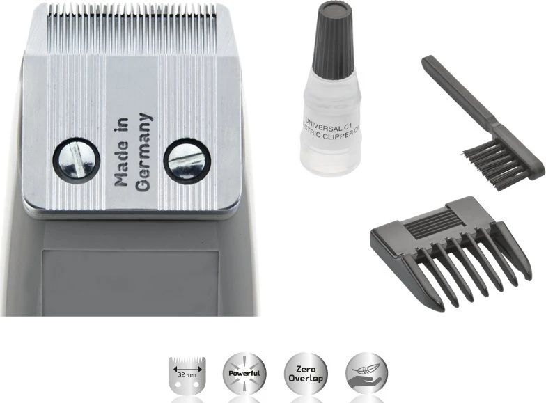 Wahl Clipper Corporation MOSER 1411-0051 Primat Mini light pilkas Kerp. mašinėlė