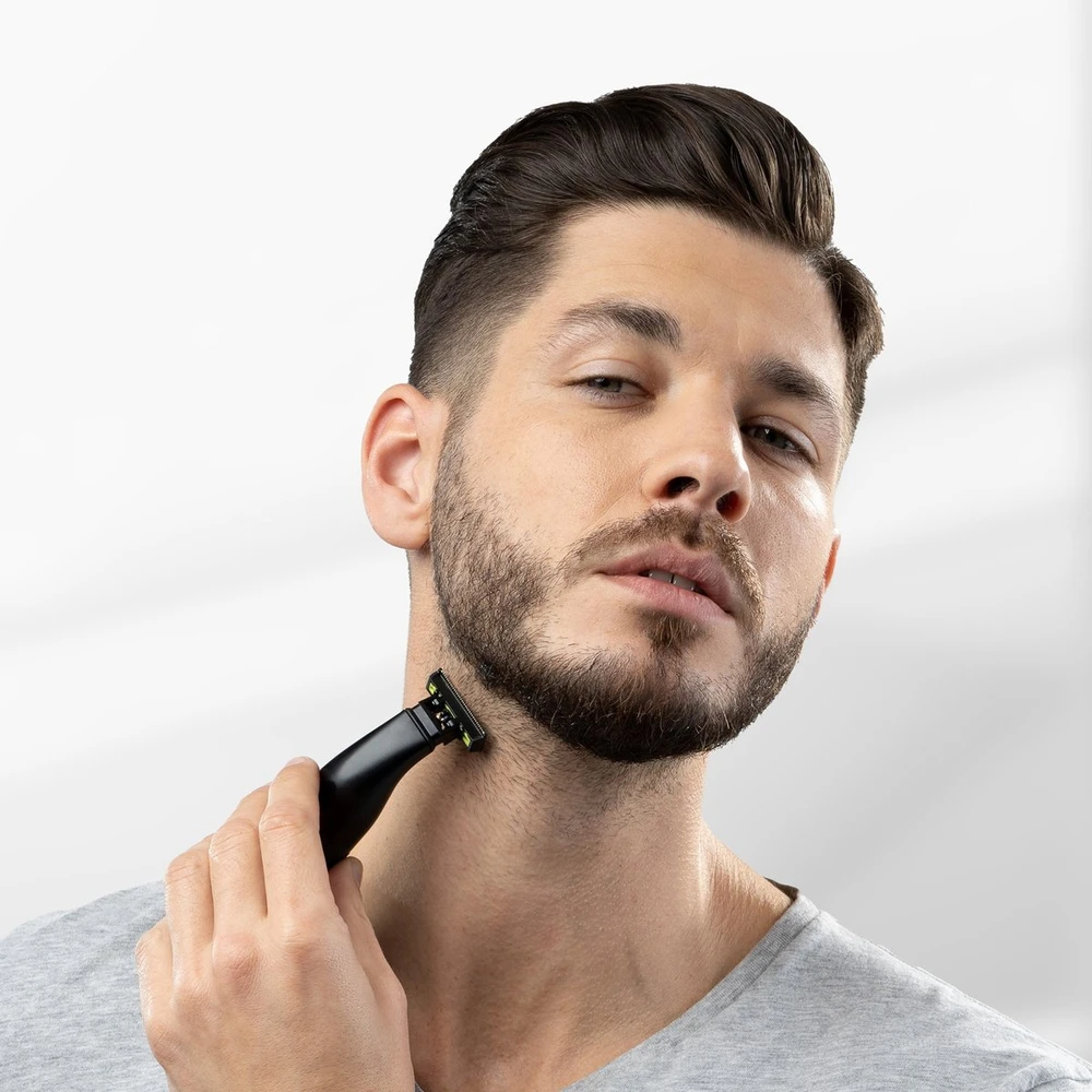 Kirptuvas Niceboy ION AirBlade Barzdaskutė Kirptuvas do Brody Ciała 1 mm 3 mm 5 mm 90 minut