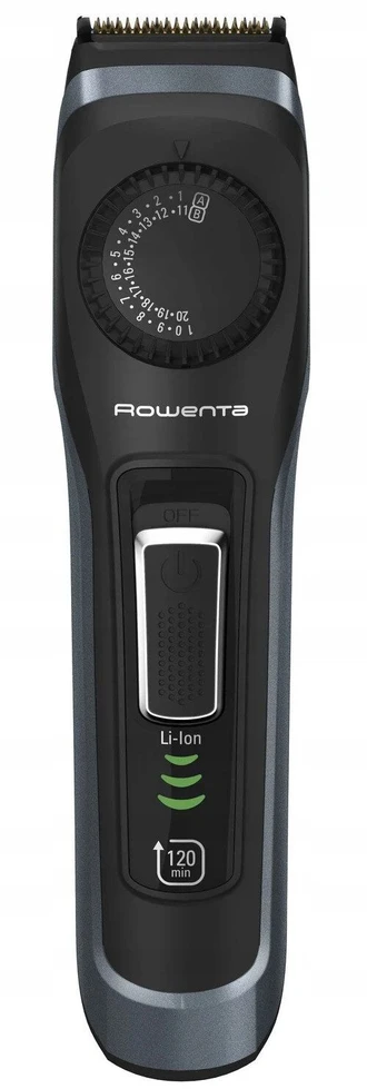 Rowenta Beard Trimmer | TN3804E0 Virtuo | Cordless | Number of length steps 39 | Juodas/Mėlyna