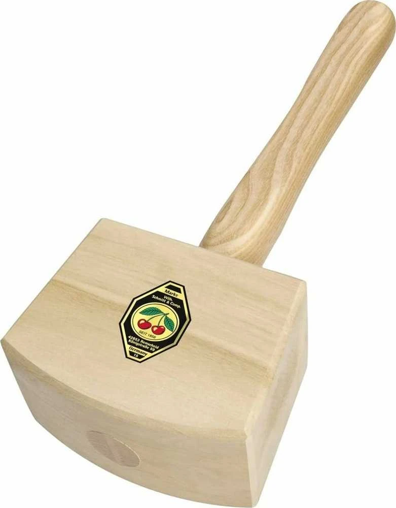 Kirschen Cherries Cherries Carpenter's Mallet rago galvutė, uosio rankena 105mm