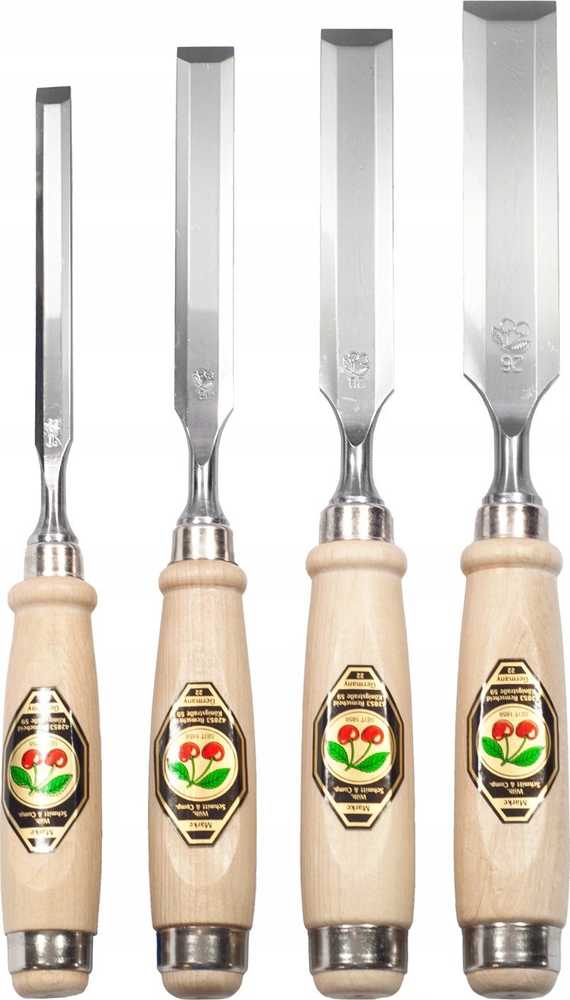 Kirschen Kirschen Firmer Chisel Set 4pcs 1181 SB in Ekranas Box 1181000