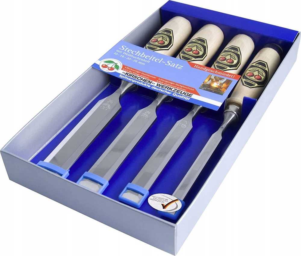 Kirschen Kirschen Firmer Chisel Set 4pcs 1181 SB in Ekranas Box 1181000