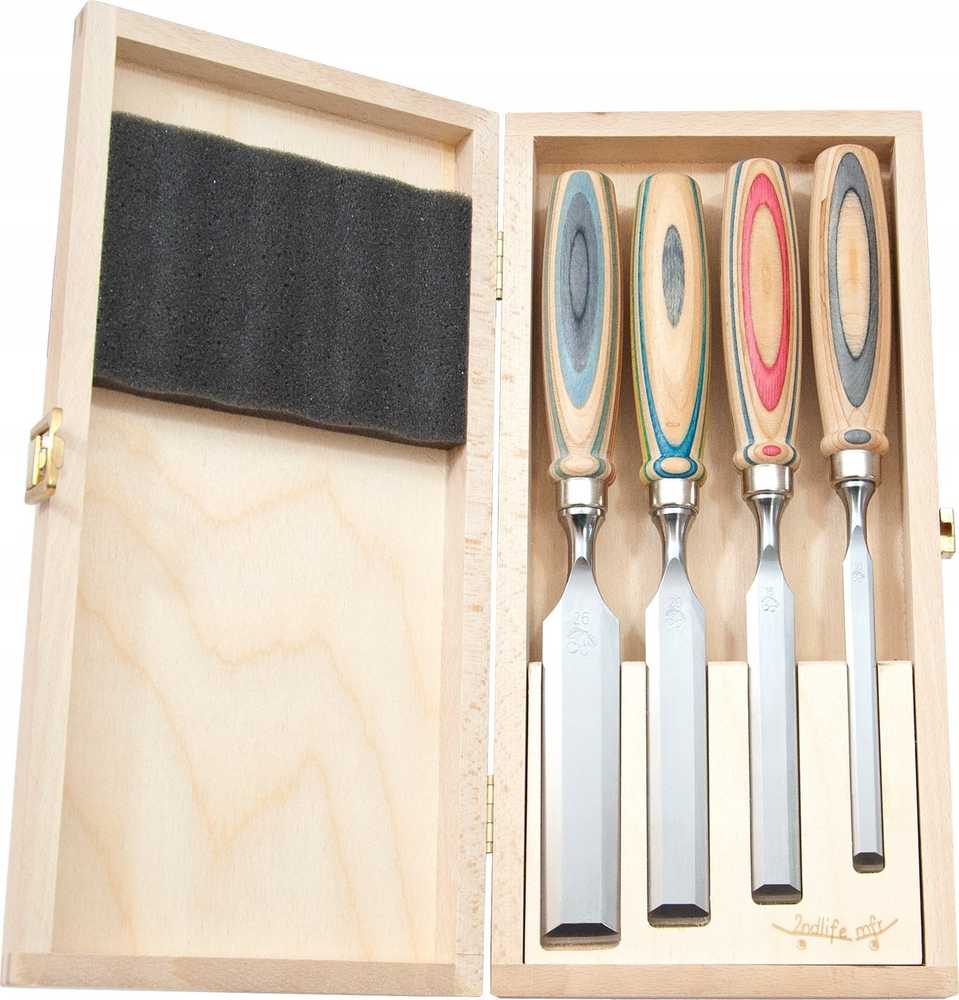 Kirschen Kirschen Firmer Chisel Set WINAC in wooden box