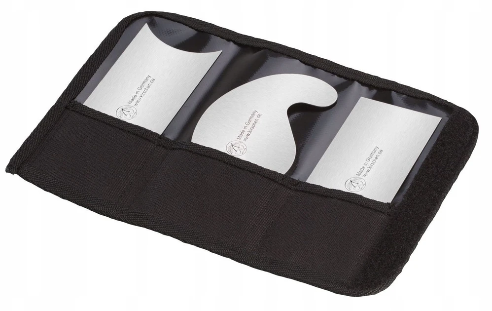 Kirschen Kirschen Scraper set 3800-01 in suede case 3 pcs.