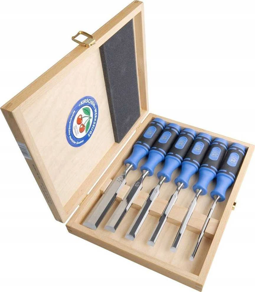 Kirschen Firmer Chisel Set 6 vnt 1108 HK medinėje dėžutėje 1108000