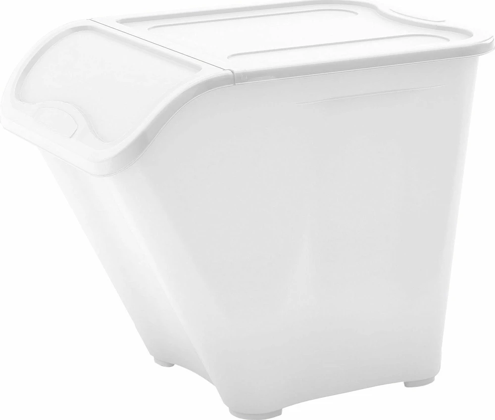 KETER KOSZ DO SEGREGACIJ ALL IN BOX XL 55L MLECZNO BALTA