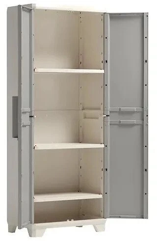 KETER AUKŠTA SPINTA LINEAR WOOD KREMINĖ / SMĖLIO SPALVOS