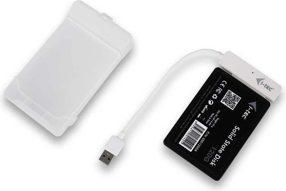 I-tec MYSAFEU314 saugojimo diskų korpusas 2.5" HDD / SSD aptvaras Balta