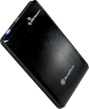 Kišeninis diskas SilverStone 2.5'' SATA - USB 2.0 Treasure TS01 Juoda (SST-TS01B)