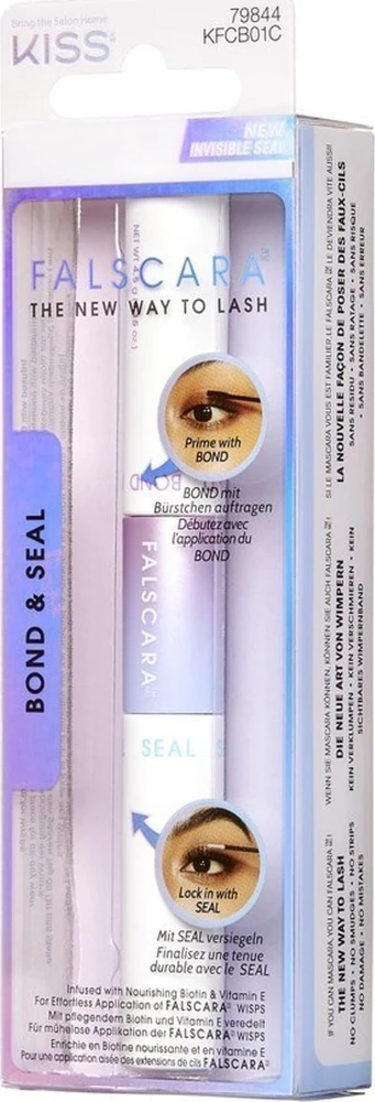 KISS Dviejų fazių klijai "Falscara Eyelash Bond - Seal" 9 g