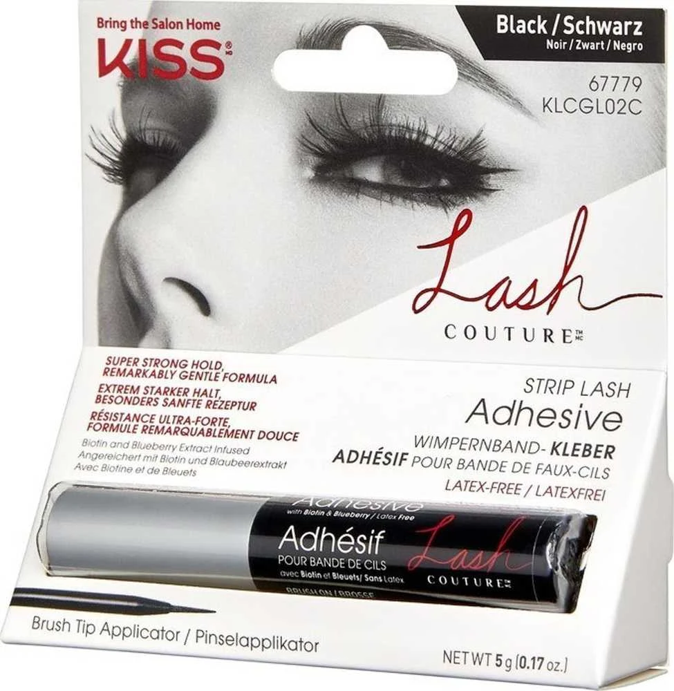 KISS Lash Couture blakstienų klijai - juodi 5g