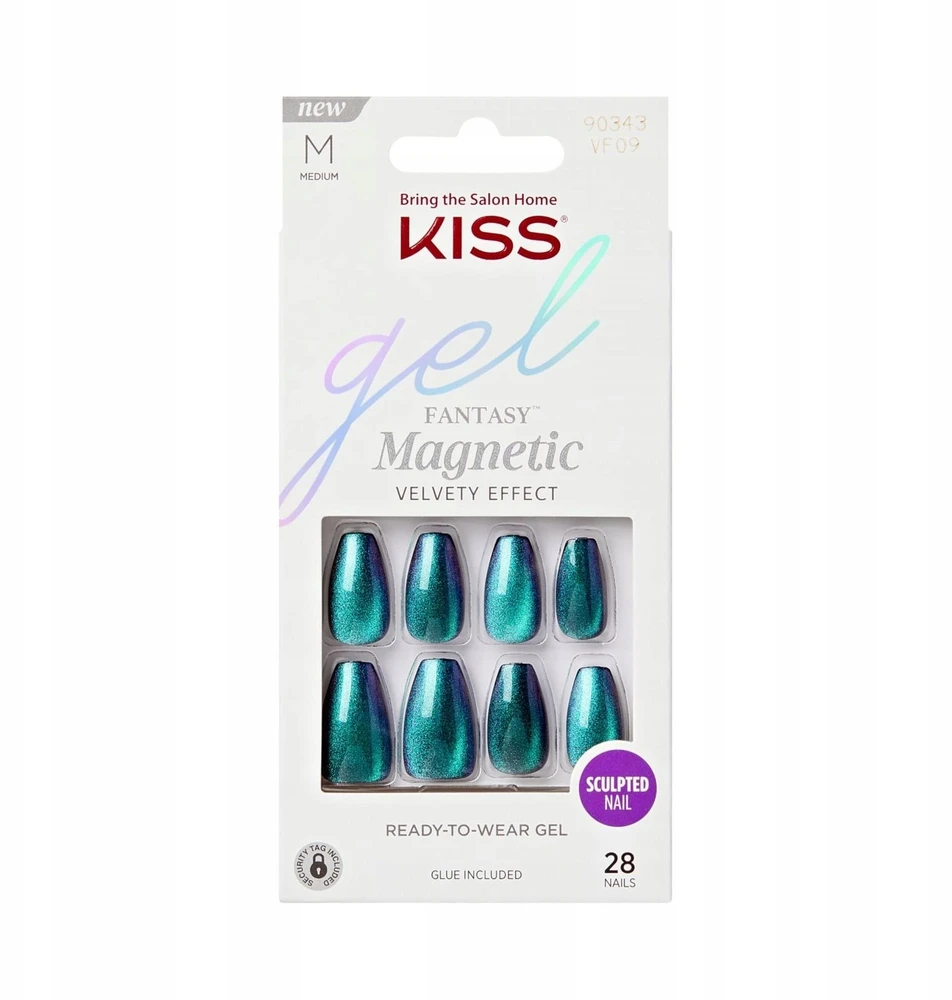 KISS Geliniai nagai Gel Fantasy Magnetic (Chameleonas) 28 vnt.