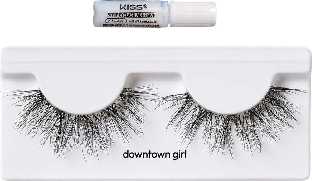KISS dirbtinės blakstienos Lash Couture Rebel Collection 01 Downtown Girl