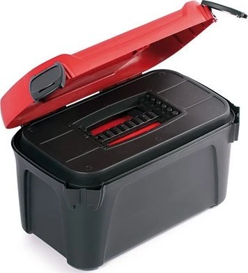 KISTENBERG Rinkinys SKRZYNEK NARZĘDZIOWYCH SMART 2W1 12"+16" Raudonas