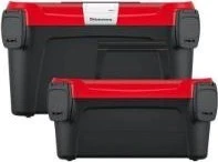 KISTENBERG Rinkinys SKRZYNEK NARZĘDZIOWYCH SMART 2W1 12"+16" Raudonas