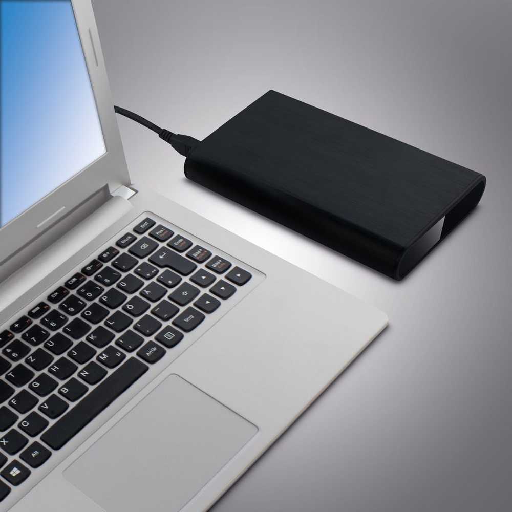 Fantec DB-ALU31 juodas 3,5 SATA USB 3.1 Typ-C
