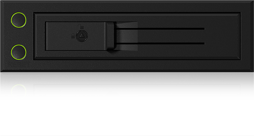 ICYBOX IB-166SSK-B Icy Box Trayless Mobile Rack 3.5 SATA/SAS HDD, Juodas