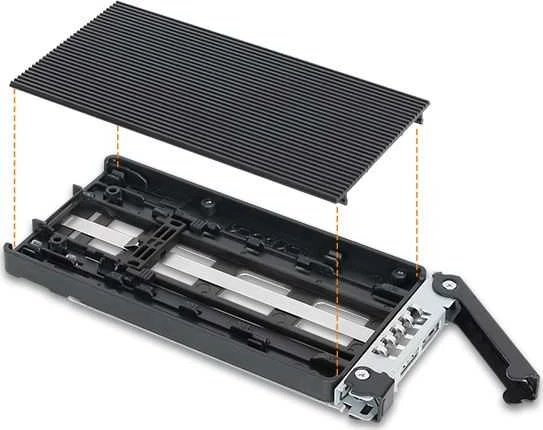 IcyDock Carruzzo Icy Dock ToughArmor MB834M2K-B SSD korpusas Juoda M.2