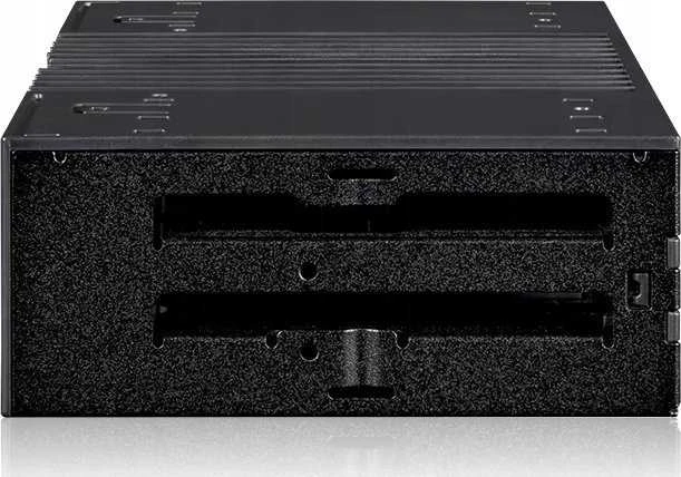 Carruzzo Icy Dock MB024SP-B saugojimo diskų korpusas HDD / SSD aptvaras Juoda 2.5″